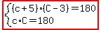 highlight%28system%28%28c%2B5%29%28C-3%29=180%2Cc%2AC=180%29%29