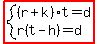 highlight%28system%28%28r%2Bk%29%2At=d%2Cr%28t-h%29=d%29%29