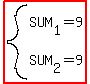 highlight%28system%28SUM%5B1%5D=9%2CSUM%5B2%5D=9%29%29