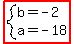 highlight%28system%28b=-2%2Ca=-18%29%29