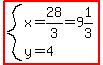 highlight%28system%28x=28%2F3=9%261%2F3%2Cy=4%29%29
