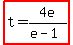 highlight%28t=4e%2F%28e-1%29%29