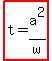 highlight%28t=a%5E2%2Fw%29