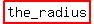 highlight%28the_radius%29