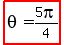 highlight%28theta=5pi%2F4%29
