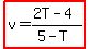 highlight%28v=%282T-4%29%2F%285-T%29%29