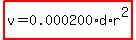highlight%28v=0.000200%2Ad%2Ar%5E2%29