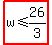 highlight%28w%3C=26%2F3%29