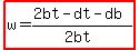 highlight%28w=%282bt-dt-db%29%2F%282bt%29%29