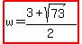 highlight%28w=%283%2Bsqrt%2873%29%29%2F2%29