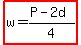 highlight%28w=%28P-2d%29%2F4%29
