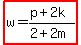 highlight%28w=%28p%2B2k%29%2F%282%2B2m%29%29