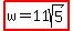 highlight%28w=11sqrt%285%29%29