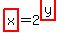 highlight%28x%29=2%5E%28highlight%28y%29%29