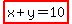 highlight%28x%2By=10%29