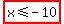 highlight%28x%3C=-10%29