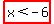 highlight%28x%3C-6%29