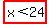 highlight%28x%3C24%29