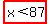 highlight%28x%3C87%29