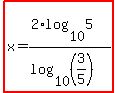 highlight%28x=%282%2Alog%2810%2C5%29%29%2F%28log%2810%2C%283%2F5%29%29%29%29