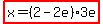 highlight%28x=%282-2e%293e%29