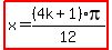highlight%28x=%284k%2B1%29pi%2F12%29