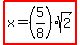 highlight%28x=%285%2F8%29sqrt%282%29%29