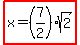 highlight%28x=%287%2F2%29sqrt%282%29%29