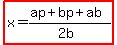 highlight%28x=%28ap%2Bbp%2Bab%29%2F%282b%29%29