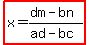 highlight%28x=%28dm-bn%29%2F%28ad-bc%29%29