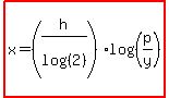 highlight%28x=%28h%2Flog%28%282%29%29%29log%28%28p%2Fy%29%29%29