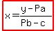 highlight%28x=%28y-Pa%29%2F%28Pb-c%29%29