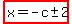 highlight%28x=+-c+%2B-+2%29
