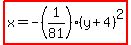 highlight%28x=-%281%2F81%29%28y%2B4%29%5E2%29