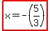 highlight%28x=-%285%2F3%29%29