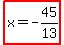 highlight%28x=-45%2F13%29