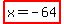 highlight%28x=-64%29