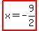 highlight%28x=-9%2F2%29