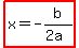 highlight%28x=-b%2F%282a%29%29