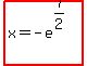 highlight%28x=-e%5E%287%2F2%29%29