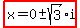 highlight%28x=0+%2B-+sqrt%283%29i%29