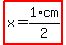 highlight%28x=1%2F2+%2Acm%29