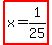 highlight%28x=1%2F25%29