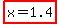 highlight%28x=1.4%29