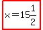 highlight%28x=15%261%2F2%29