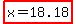 highlight%28x=18.18%29