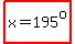 highlight%28x=195%5Eo%29