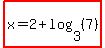 highlight%28x=2%2Blog%283%2C%287%29%29%29