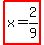 highlight%28x=2%2F9%29