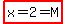 highlight%28x=2=M%29